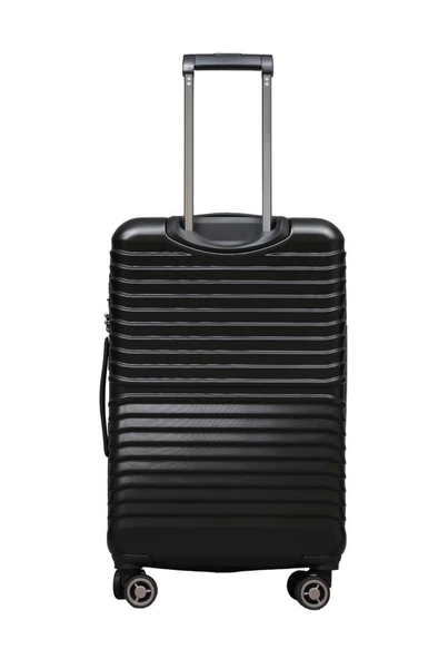 2'li Valiz Seti Polikarbon Büyük Boy – Orta Boy Valiz Siyah 1811 - 6