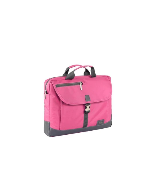 Cambrıdge Polo Club Kumaş Evrak Çantasi Pembe Plevr 50117.0026 - Resim 4