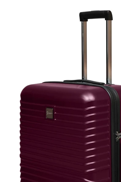 Kabin Boy %100 Polikarbon Valiz Bordo 1811 - Resim 7