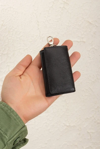 Monalisa Home Deri Siyah Anahtarlık - 2