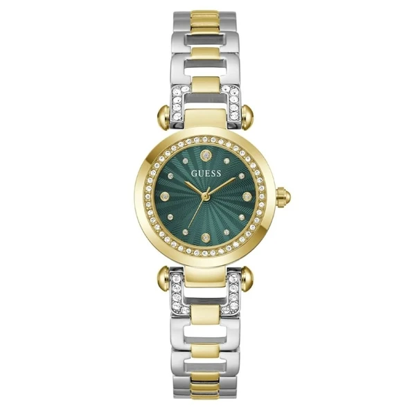 GUESS GUGW0869L1 ALTIN KAPLAMA YEŞİL KADRAN KADIN KOL SAATİ