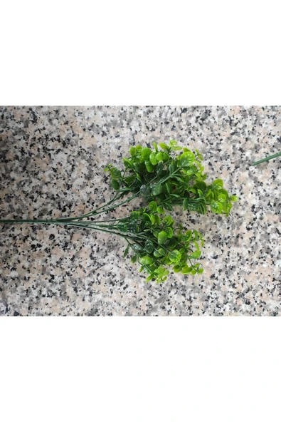 YASİMA1 ADET  MİNİK YAPRAKLI YEŞİL  YAPAY ÇİÇEK EV DEKORASYON ARANJMAN DEKOR BALKON 30 CM