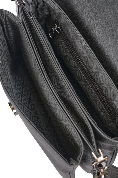 U.S. Polo Assn. Kadın Çapraz Askılı Çanta Siyah Us24549 - Resim 5