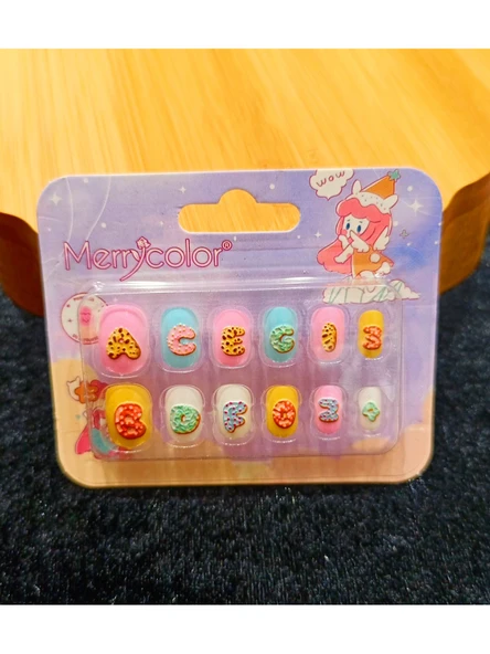 Monalisa Home Lüks  Figürlü  Çocuk Takma Tırnak ürün görseli