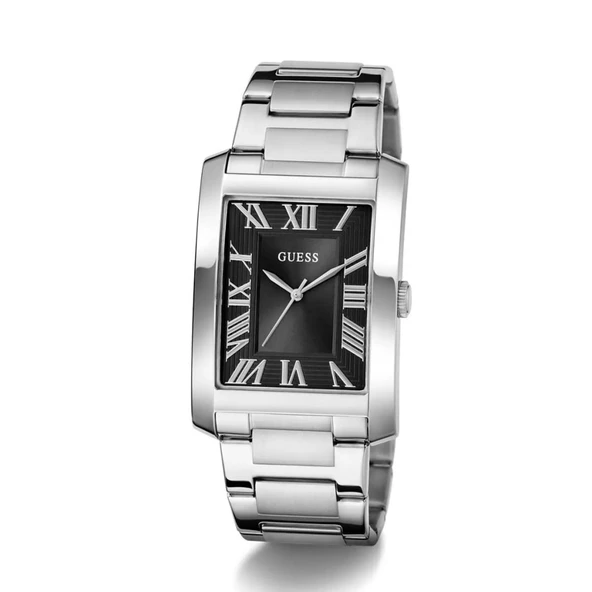 GUESS GUGW0896G1 ROMA RAKAMLI DİKDÖRTGEN ÇELİK ERKEK KOL SAATİ - 5