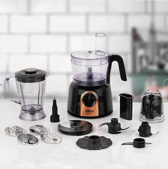 Stilevs SGH20040 Maxi Chef Pro 1000 W Siyah Mutfak Robotu