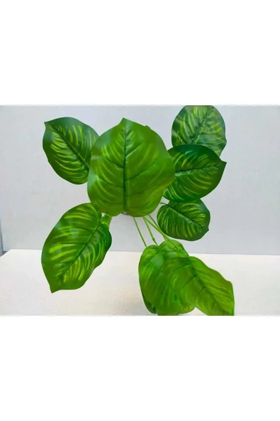 Yapay Salon Çiçeği Difenbahya 12 Dallı 52 Cm -difenbahya