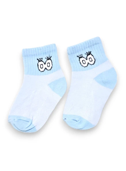 Erkek Bebek Soket Çorap Set - 2 Çift - 4