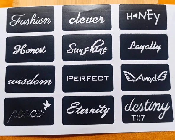 Monalisa Home 12 Adet Figürlü Geçici Dövme