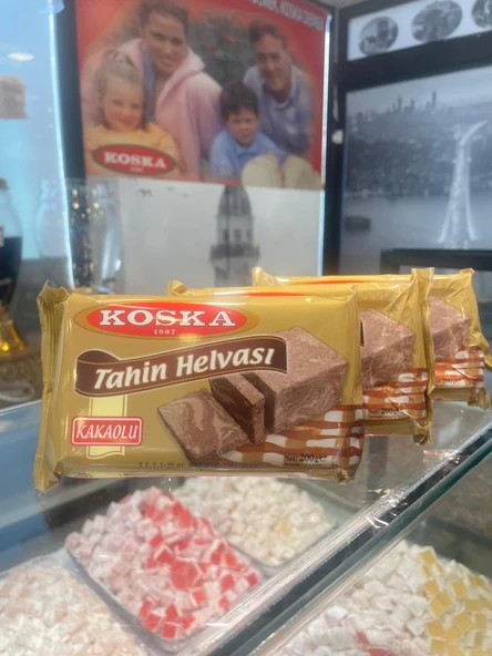 KOSKA PAKET KAKAOLU HELVA 200 GR 1 KOLİ 12 ADET