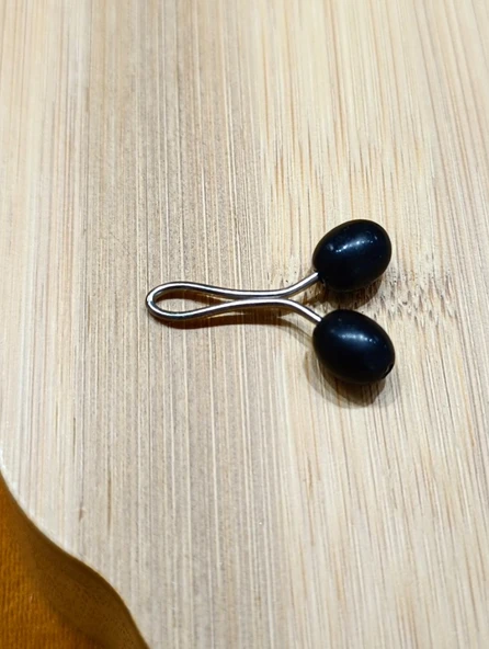 Monalisa Home Lüks Siyah Eşarp İğnesi