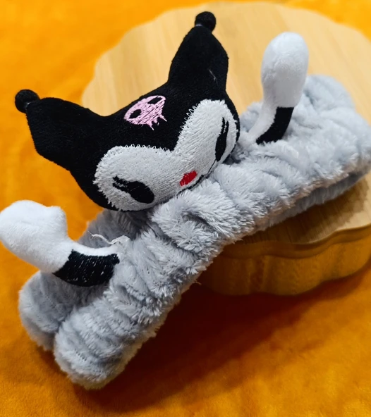 Monalisa Home Lüks Peluşlu Figürlü Saç Bandana