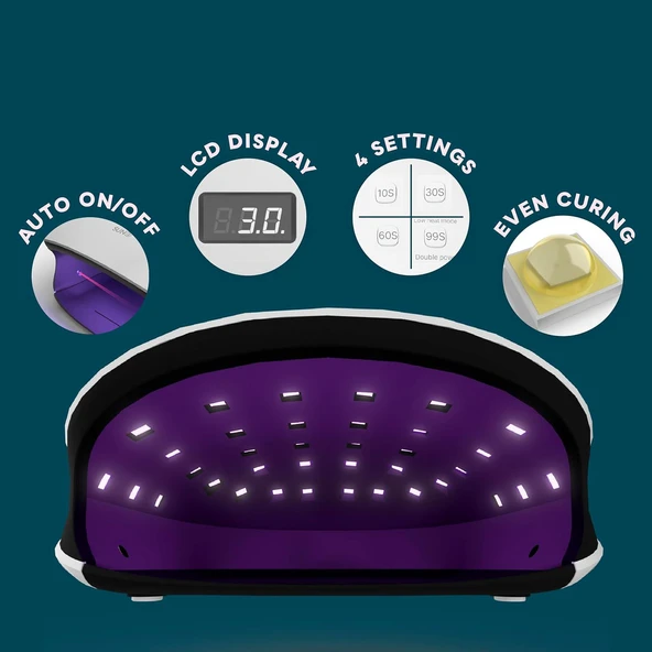 SUNUV Sun4 Manikür Tırnak Kurutucu UV Led Lamba Beyaz 48w - 2