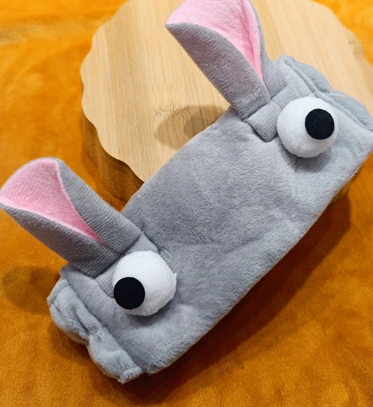 Monalisa Home Lüks Peluşlu Figürlü Saç Bandana