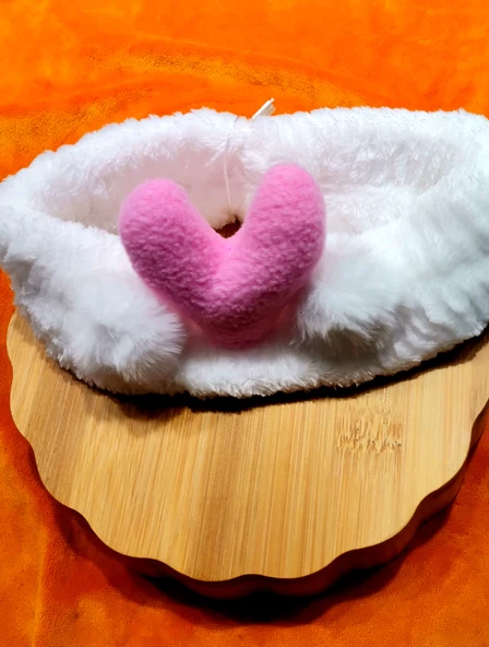 Monalisa Home Lüks Peluşlu Figürlü Saç Bandana