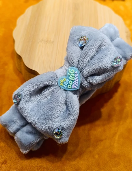 Monalisa Home Lüks Peluşlu Figürlü Saç Bandana