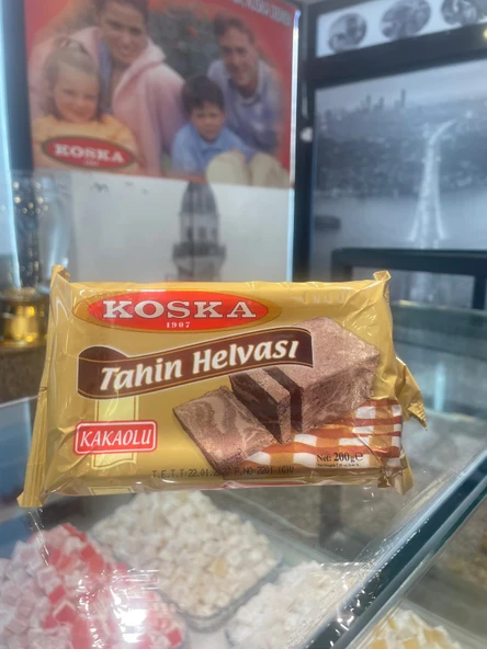 KOSKA PAKET KAKAOLU HELVA 200 GR 1 KOLİ 12 ADET - Resim 3