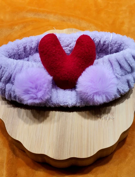 Monalisa Home Lüks Peluşlu Figürlü Saç Bandana