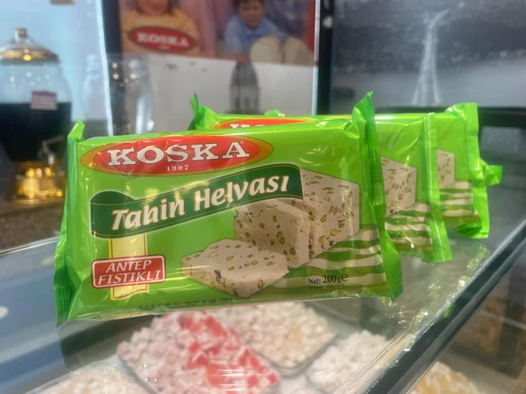 KOSKA PAKET FISTIKLI HELVA 200 KOLİ 12 ADET - 3
