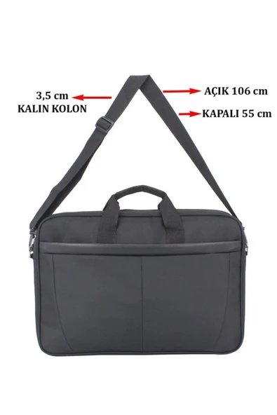 Case Club 2117 Büyük Boy 17,3 Inç Laptop Evrak Çantası - 5