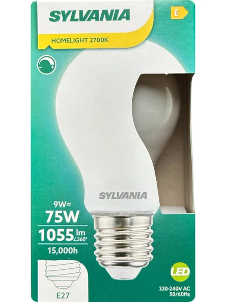 (5 Adet) Sylvania 9W (75W) 2700K (Sarı Işık) Dim Edilebilir E27 Duylu (Kalın Duy) Soft Led Ampul - 2