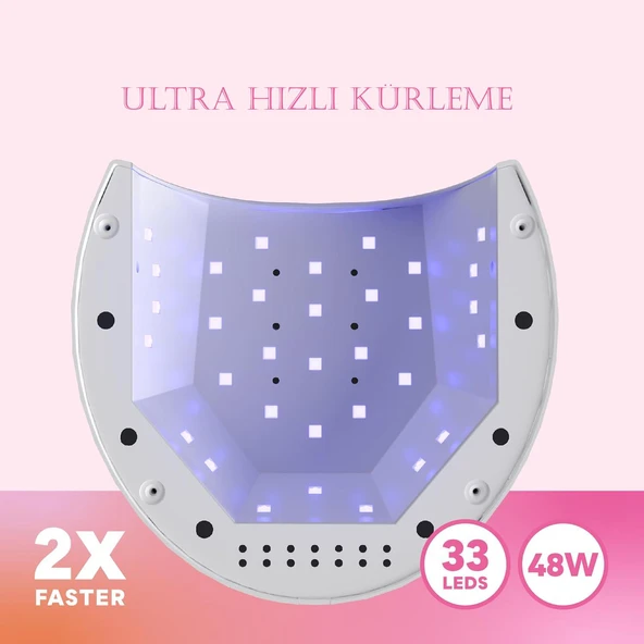 SUNUV Sun2C Manikür Tırnak Kurutucu UV Led Lamba Beyaz 48w - 3