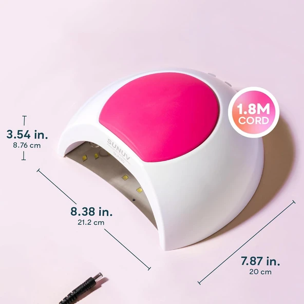 SUNUV Sun2C Manikür Tırnak Kurutucu UV Led Lamba Beyaz 48w - 6