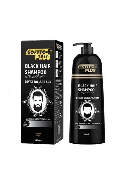 Black Haır Shampoo 350 Ml