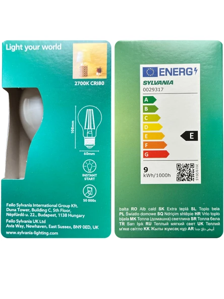 (3 Adet) Sylvania 9W (75W) 2700K (Sarı Işık) Dim Edilebilir E27 Duylu (Kalın Duy) Soft Led Ampul - Resim 4