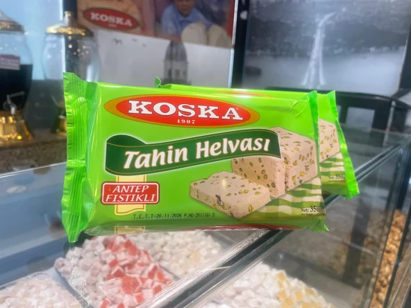 KOSKA PAKET FISTIKLI HELVA 350 GR KOLİ 12 ADET - 2