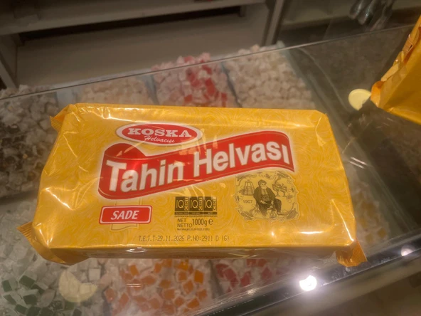 KOSKA PAKET SADE HELVA 1 KG KOLİ 12 ADET - Resim 2