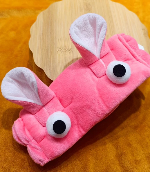 Monalisa Home Lüks Peluşlu Figürlü Saç Bandana