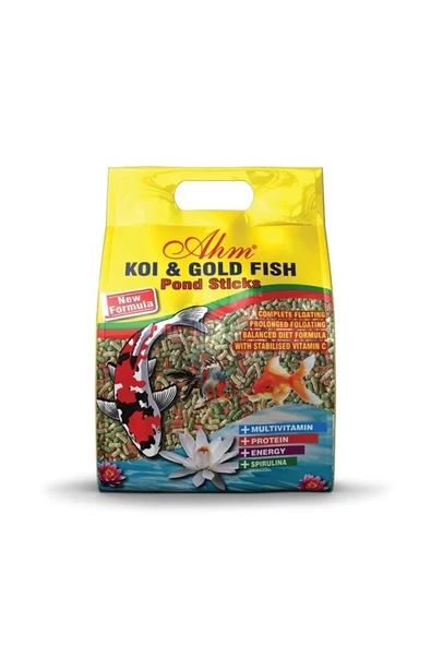 Ahm Karışık Pond Sticks Japon Ve Koi Balık Yemi 1kg