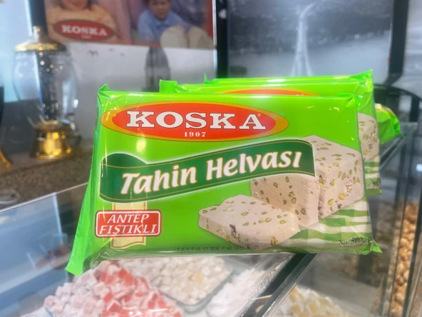 KOSKA PAKET FISTIKLI HELVA 500 GR KOLİ 12 ADET - 4