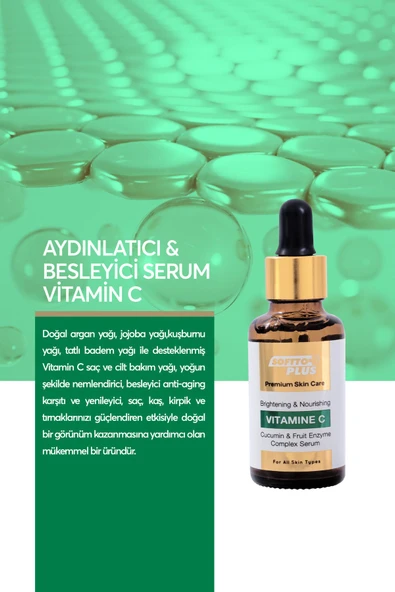 VİTAMİN C SERUM - AYDINLATICI VE BESLEYİCİ SERUM 30 ML - 2