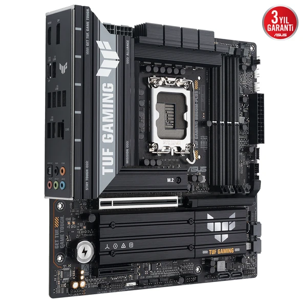 ASUS TUF GAMING B860M-PLUS 1851 SOKET DDR5 DP HDMI MATX ANAKART - 6