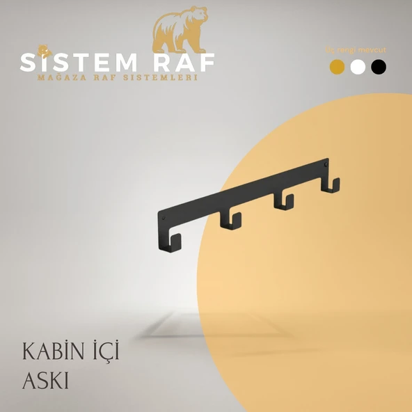 sistem raf Kabin İçi Askılık - Deneme Kabini Askılığı