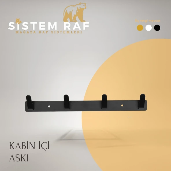 sistem raf Kabin İçi Askılık - Deneme Kabini Askılığı
