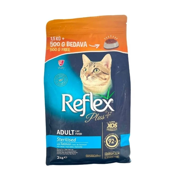 Reflex Plus Somonlu Kısırlaştırılmış Kedi Maması 2 kg