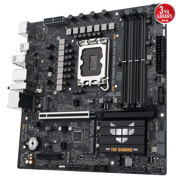 ASUS TUF GAMING B860M-PLUS WIFI LGA1851 DDR5 DP HDMI MATX ANAKART - 5