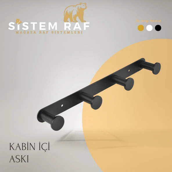 sistem raf Kabin İçi Askılık - Deneme Kabini Askılığı