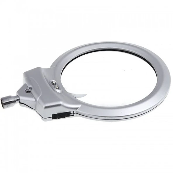 2.5X90 Mm 5X24 Mm Büyüteç Mandallı Metal Hortumlu Masa Üstü Büyüteç - 2