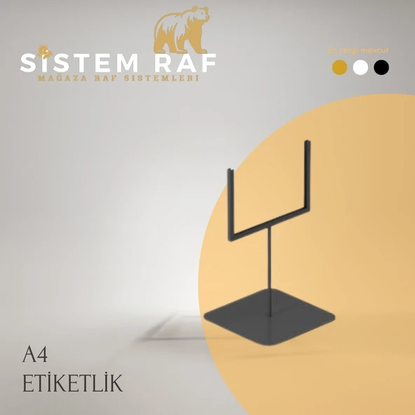 A4 Etiketlik - Metal Fiyat Etiketliği