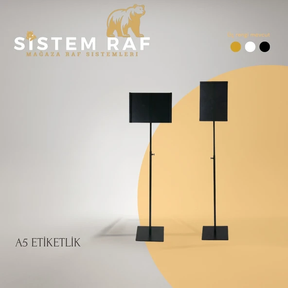 A5 Etiketlik - Metal Fiyat Etiketliği