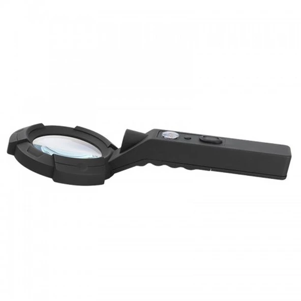 7 Led Aydınlatma Fener Pusula 4X Büyütme Okuma Büyüteç  Th-600557 - 3