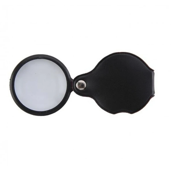 5X-50Mm-Mini Büyüteç Cepte Taşınan Optik Lens Katlanabilir Deri Kaplama Xx1051 - 4