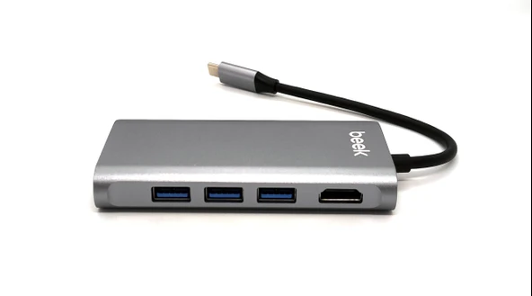 Beek 8 in 1 USB Tip C Docking Station Beek 8 in 1 Type C to Docking Station