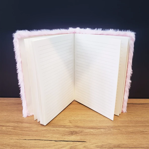 Love Tasarımlı Peluş Defter - 2