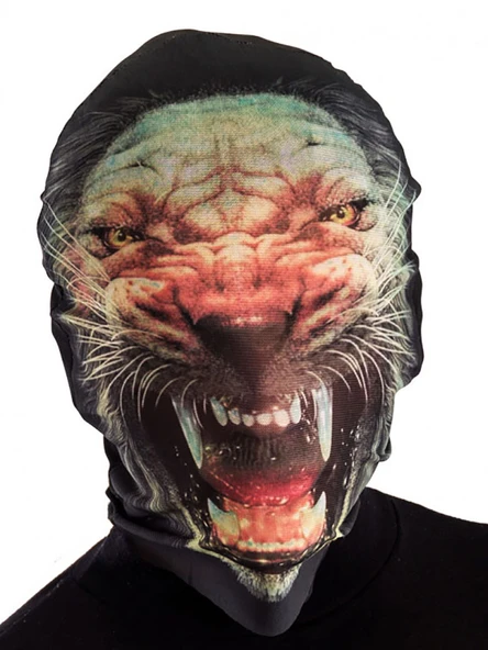 Kafaya Tam Geçmeli Aslan Maskesi - Streç Aslan Maskesi Model 3 ürün görseli 1