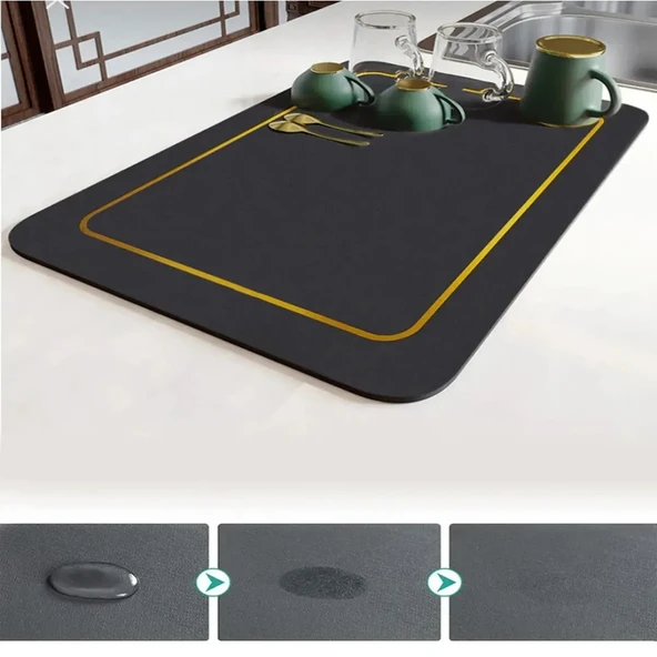 Sihirli Tezgah Üstü Bulaşık Yıkama Matı ürün görseli 1